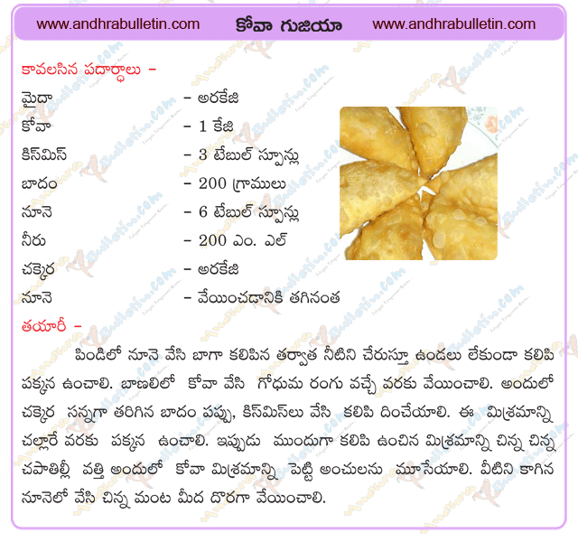 kova kajjikayalu, kova kajjikayalu recipe in telugu, kova kajjikayalu recipe Andhra style, kova kajjikayalu preparation